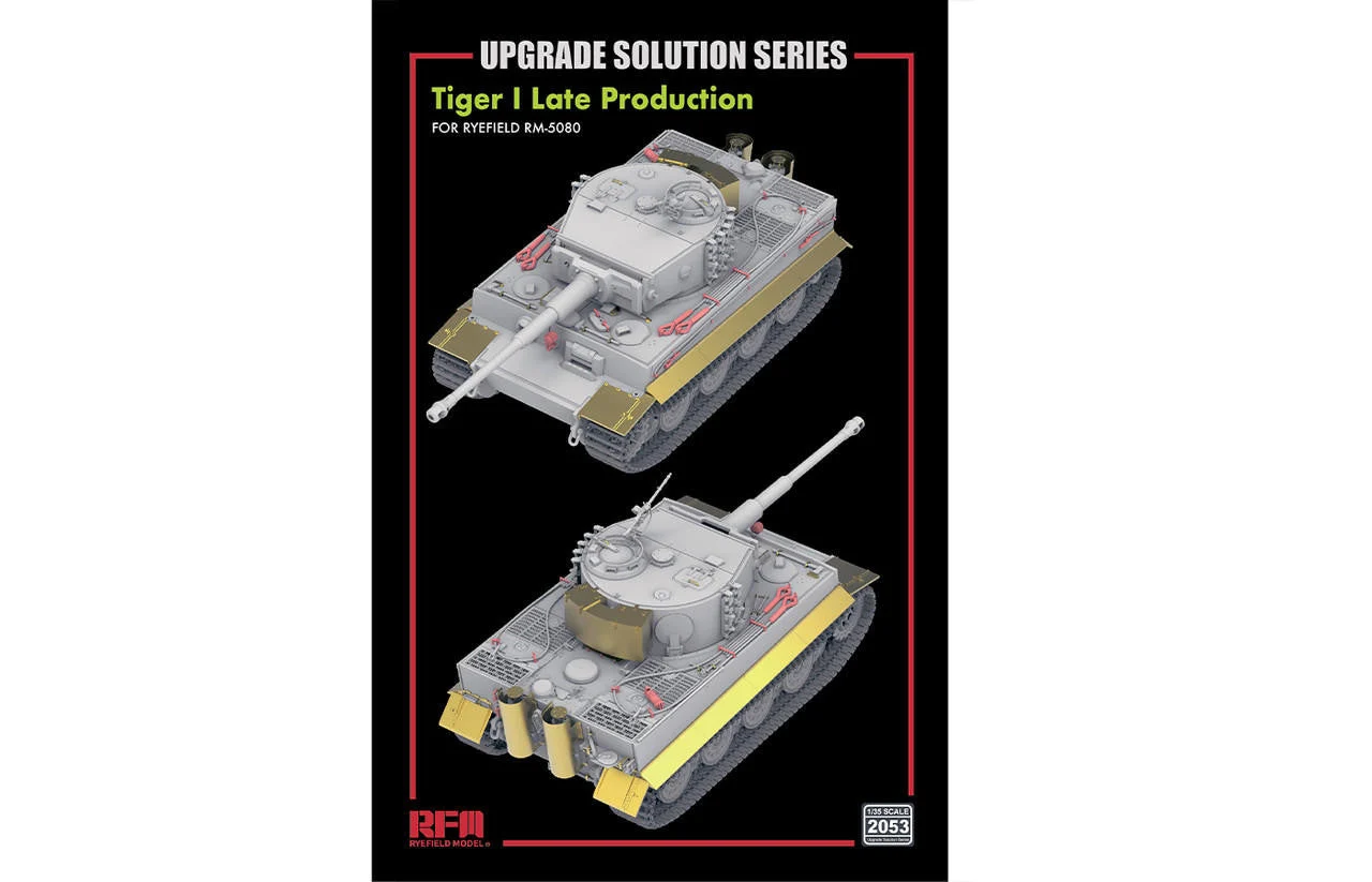 Ryefield 1/35 Ryefield Upgrade set for 5080 Tiger I Late Production