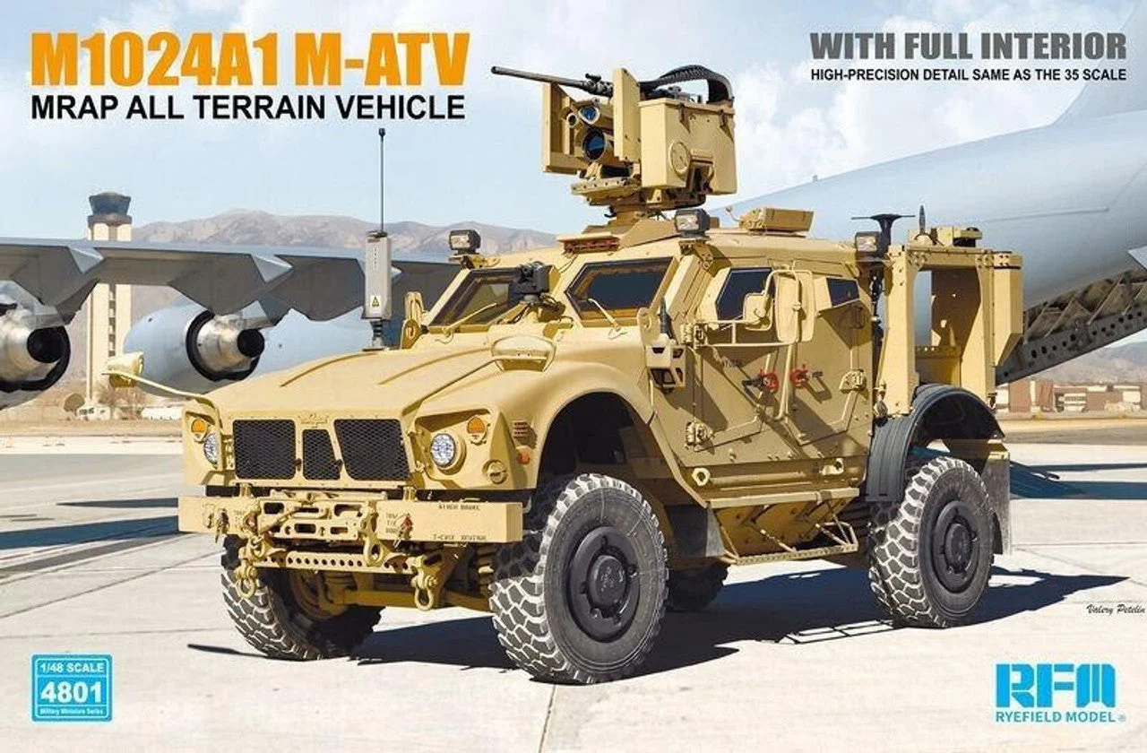 Ryefield 1/48 Ryefield M1240A1 M-ATV (MRAP All Terrain Vehicle)