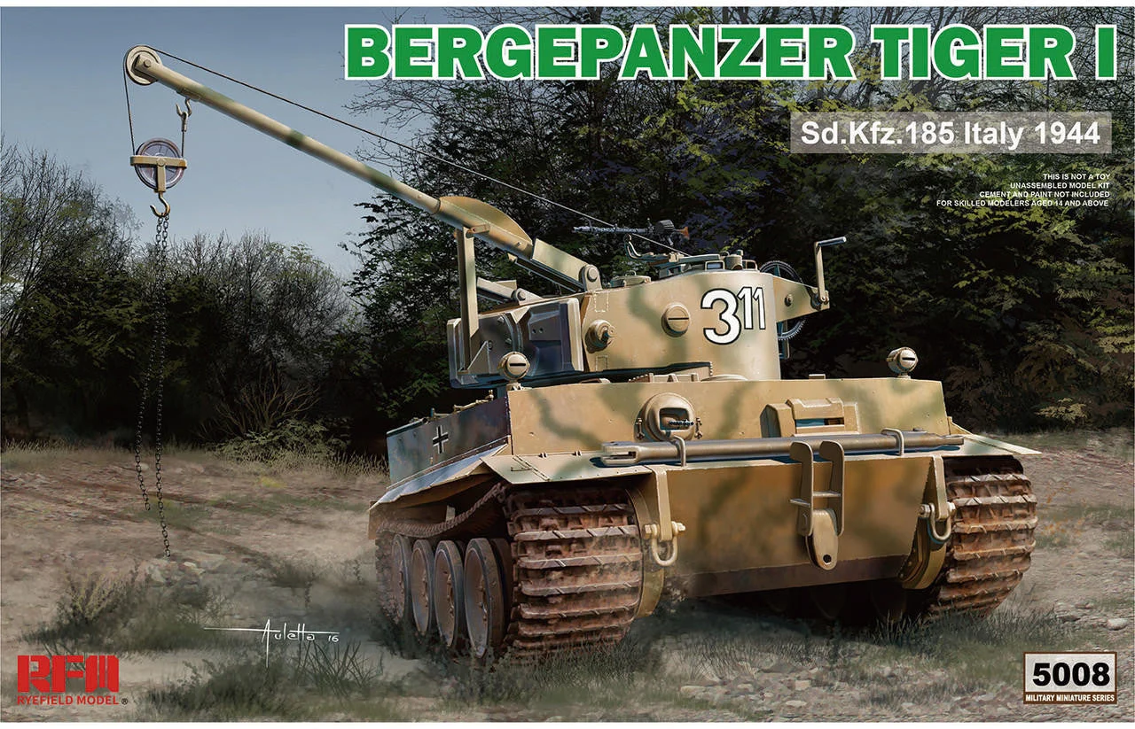 Ryefield 1/35 Ryefield Bergepanzer Tiger I w/workable track links
