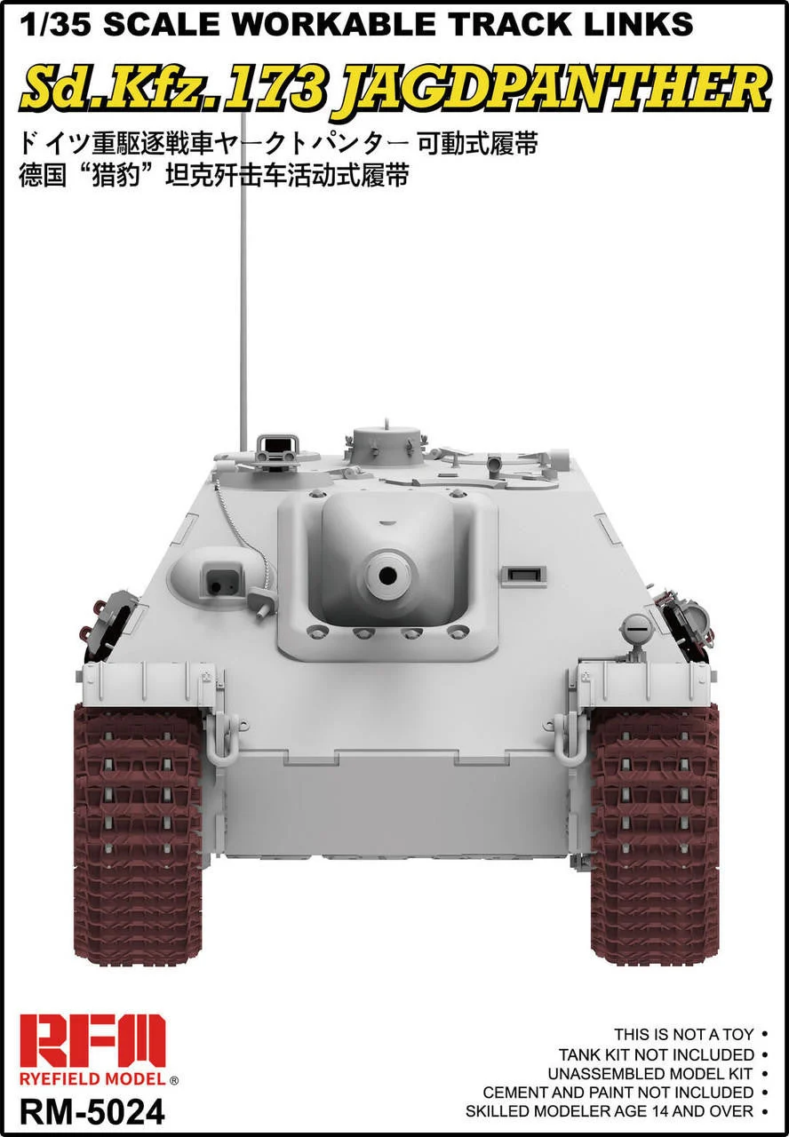 Ryefield 1/35 Ryefield Model Workable Tracks for Challenger