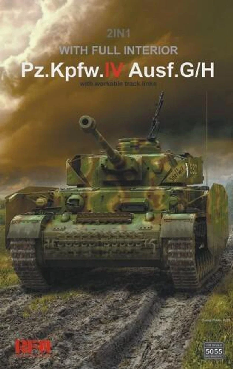 Ryefield 1/35 Ryefield Model Pz.kpfw.IV Ausf.G/H full int.