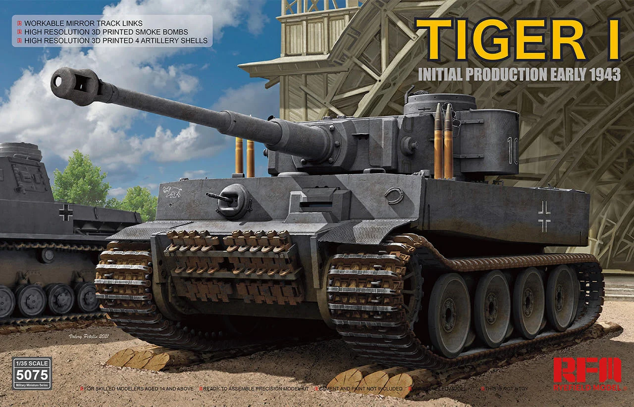 Ryefield 1/35 Ryefield Model Tiger I Initial Prod. 1943 w/s