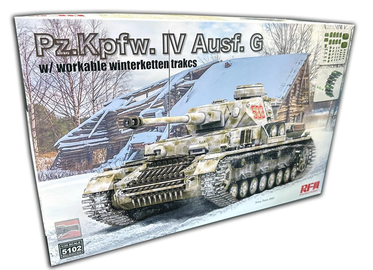 Ryefield 1/35 Ryefield Pz.Kpfw.IV Ausf.G w/Winterketten