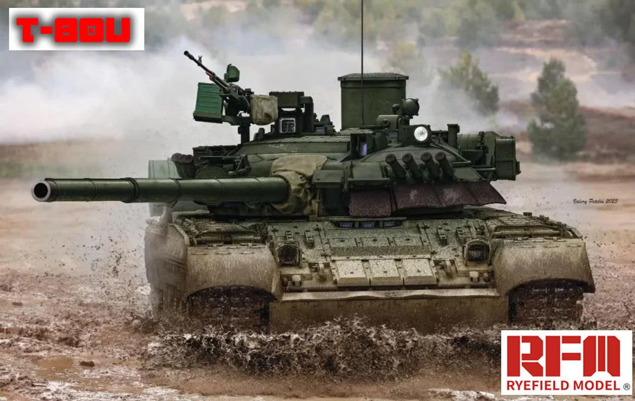 Ryefield 1/35 Ryefield T-80U Tank Plastic Model Kit