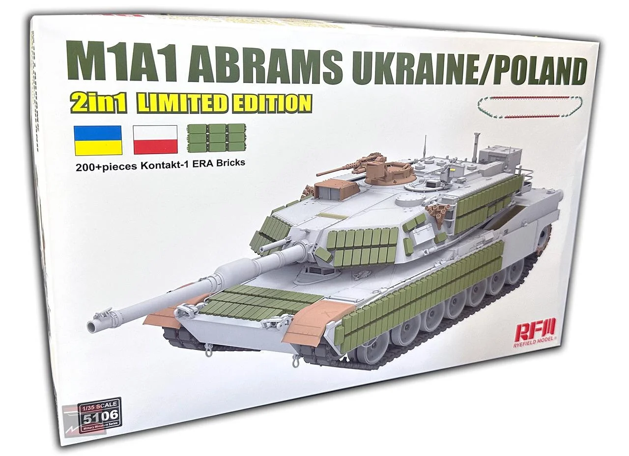 Ryefield 1/35 Ryefield M1A1 Abrams Ukraine / Poland