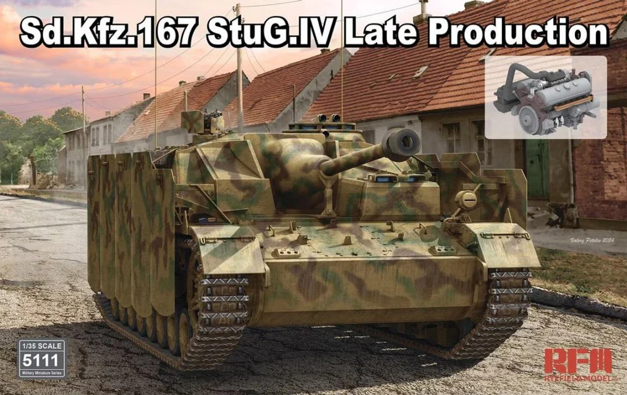 Ryefield 1/35 Ryefield Sd.Kfz. 167 StuG.IV Plastic Model Kit
