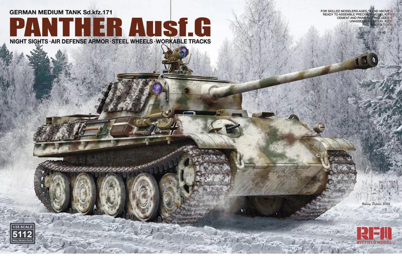 Ryefield 1/35 Ryefield Model Panther Ausf. G