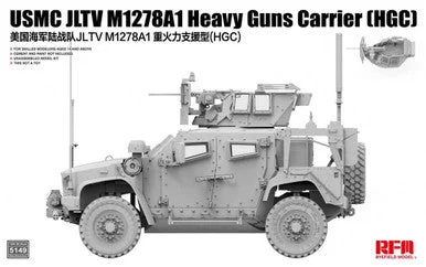 1/35 Ryefield USMC JLTV M1278A1 HGC Plastic Model Kit