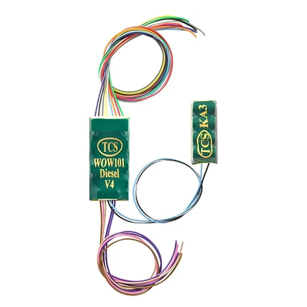 Train Control Systems WOW101-KA-Diesel Sound Decoder W/ Keep Alive (Hardwire) 1533