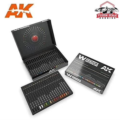 AK Interactive Weathering Pencil Deluxe Set of All 37 Pencils AKI10047