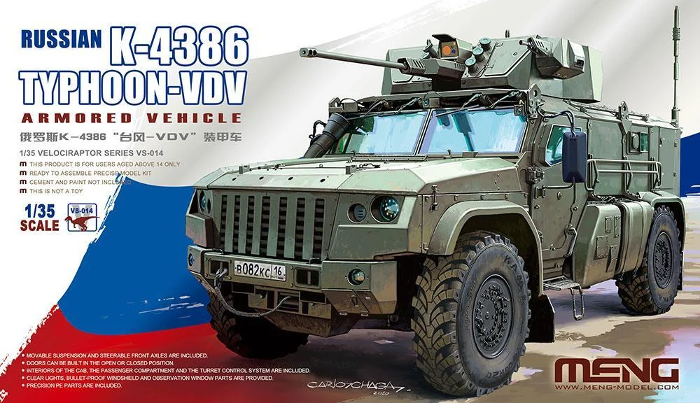 1/35 Meng Russian K-4386 Typhoon VDV Armored Vehicle - VS014