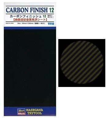 Self-Adhesive Mylar Foil Carbon Finish (Coarse) TF10