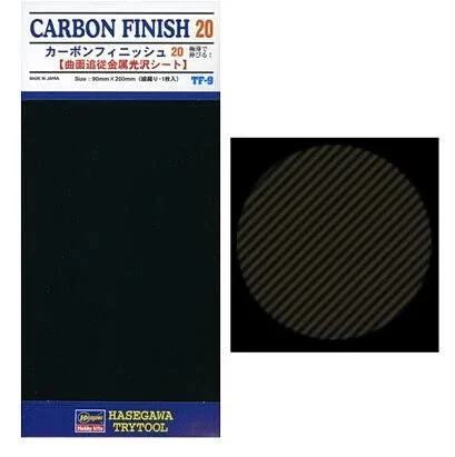 Self-Adhesive Mylar Foil Carbon Finish (Fine) TF9