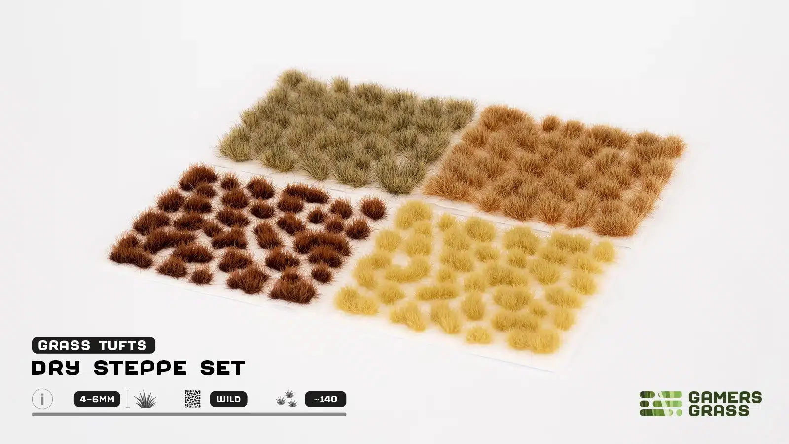 Gamers Grass Dry Steppe Set - GGSET-DS