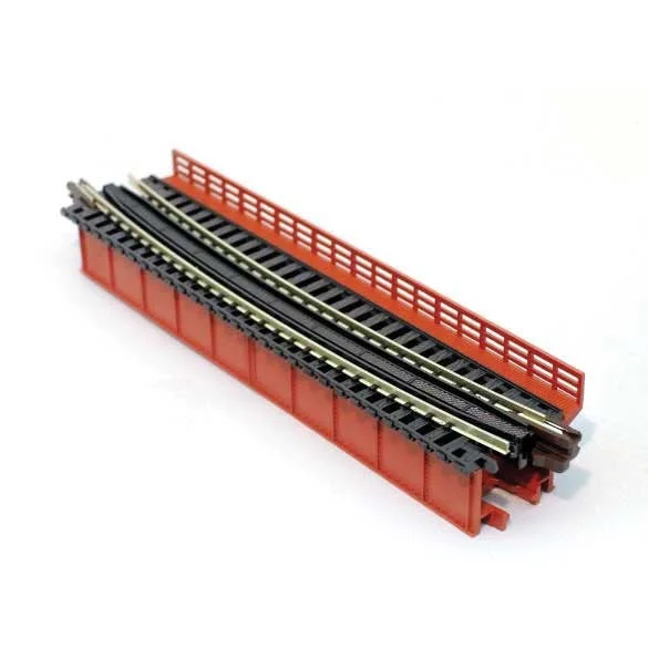 Kato N Curved Deck Girder Bridge/Red 17-5/8”R (448mm-15*)