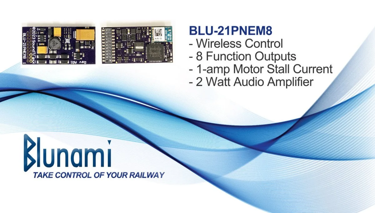 Soundtraxx Blunami BLU-21PNEM8 21 Pin Diesel EMD 8-Function - 885609
