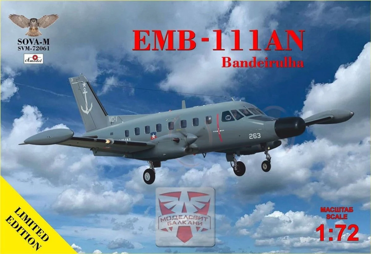 Sova-M 1/72 SOVA-M EMB-111AN "Bandeirulha"(Argentina/Chilean NAVY)