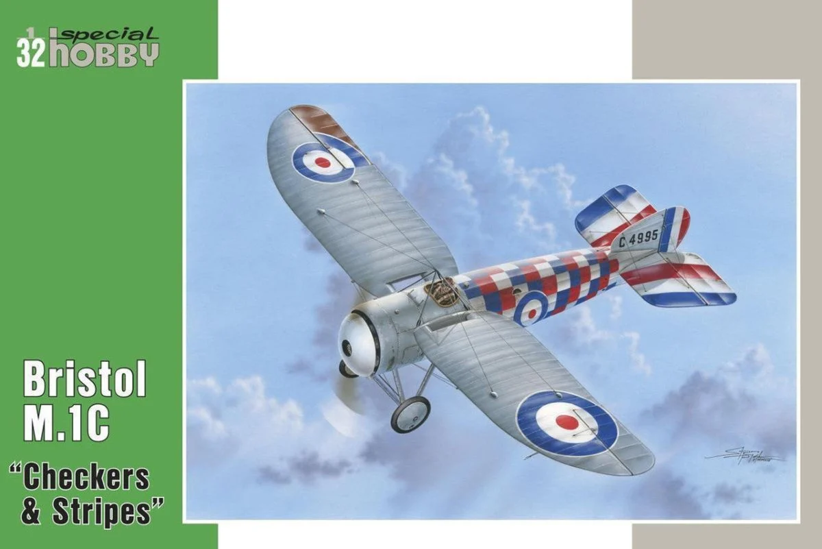 Special Hobby 1/32 Special Hobby Bristol M.1C Checkers & Stripes Plastic Model Kit