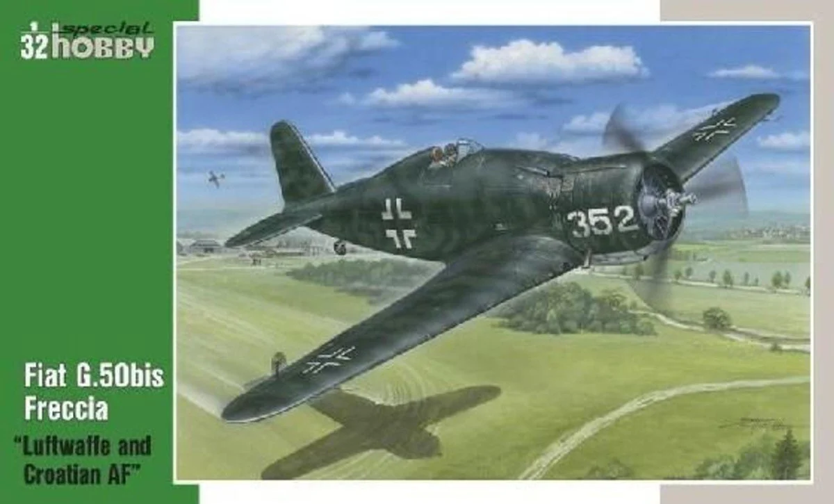Special Hobby 1/32 Special Hobby Fiat G.50bis Luftwaffe and Croatian AF Plastic Model Kit