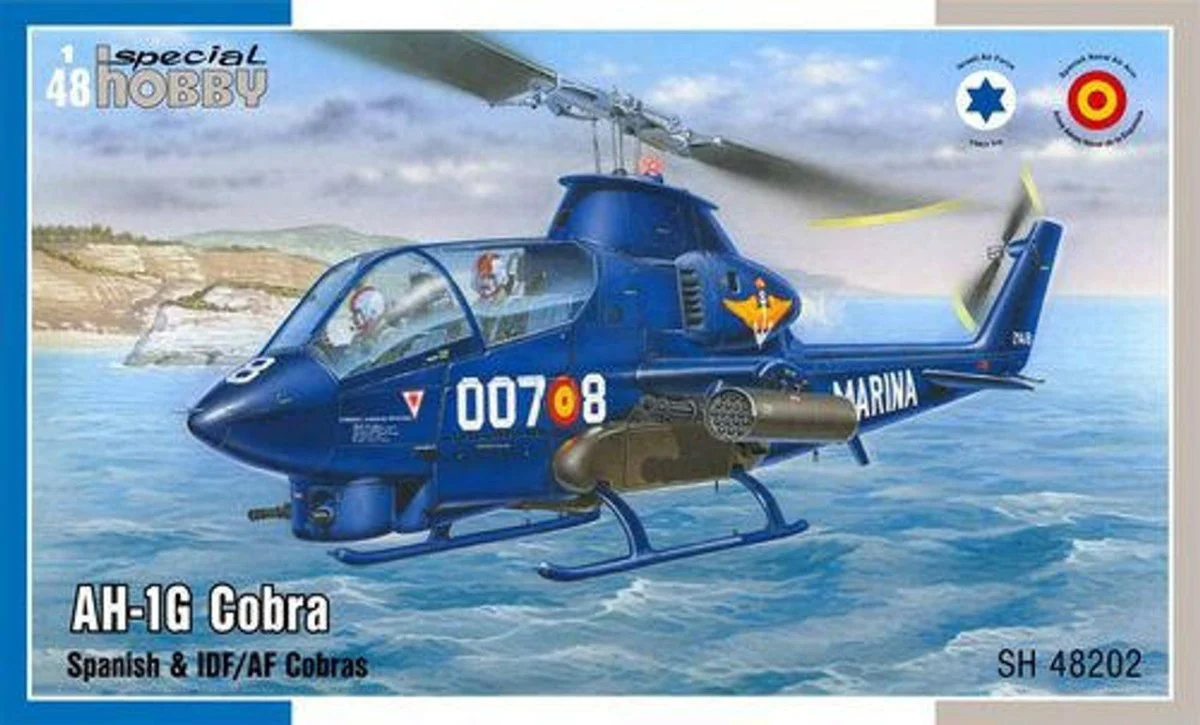 Special Hobby 1/48 Special Hobby AH-1G Cobra Spanish & IDF/AF Cobras Plastic Model Kit
