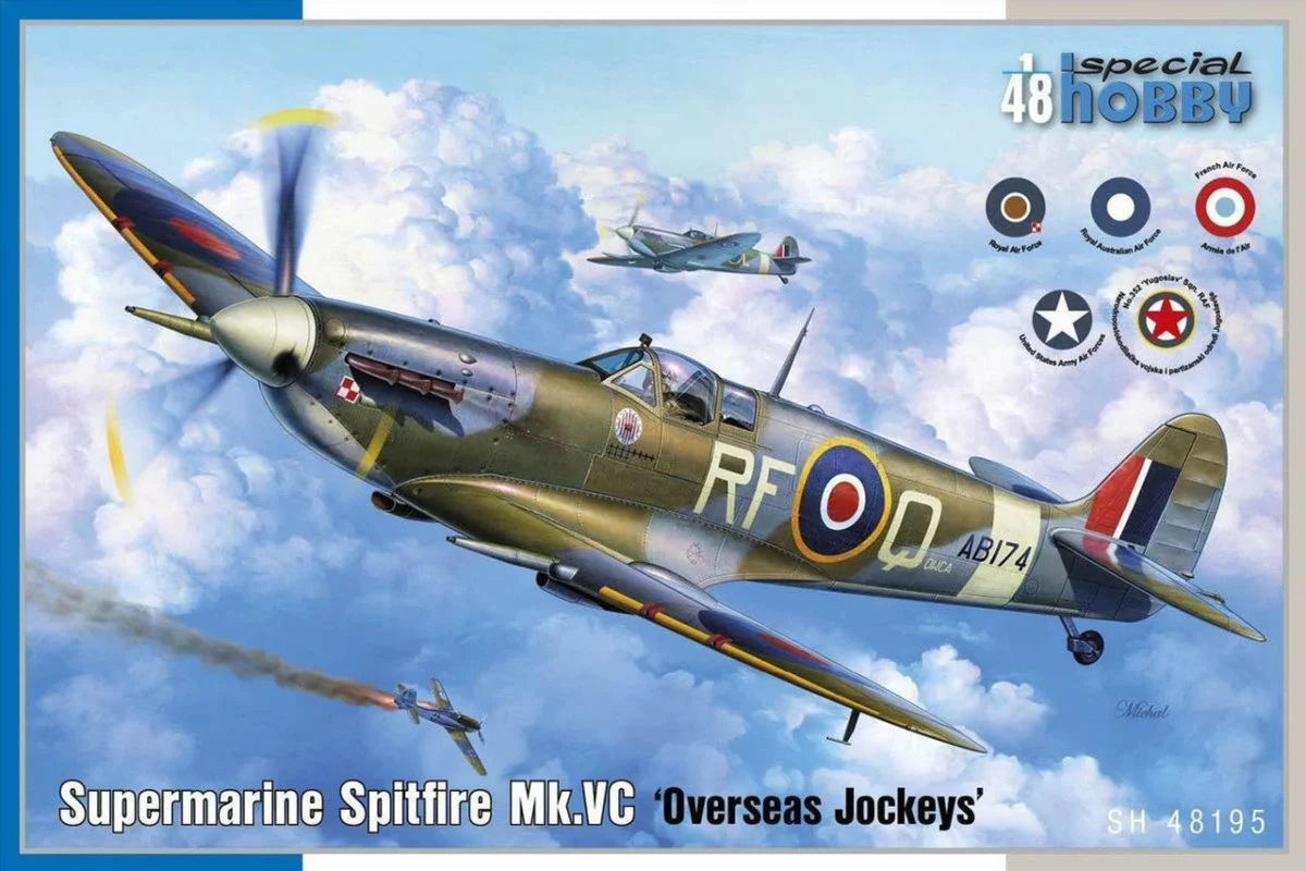 Special Hobby 1/48 Special Hobby Supermarine Spitfire Mk.VC 'Overseas Jockeys'