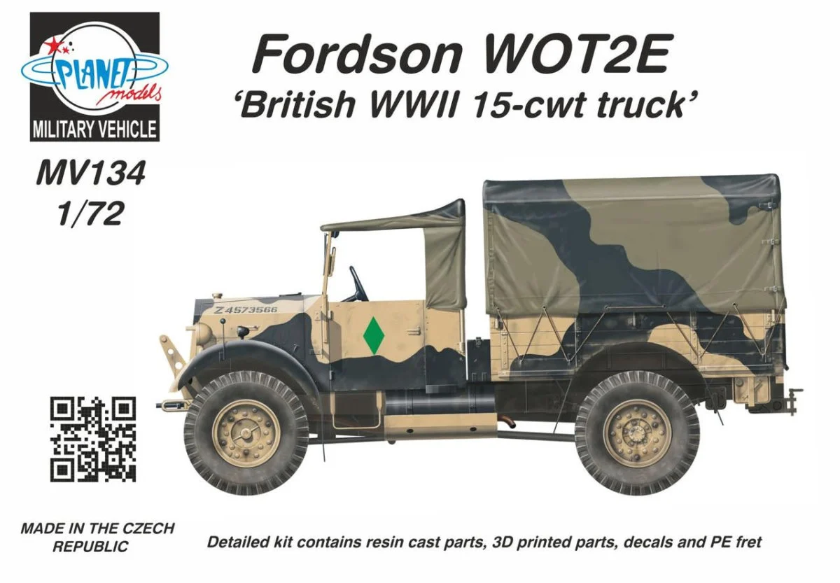 Special Hobby 1/72 CMK Fordson WOT2 E (15CWT) Wooden Cargo Bed