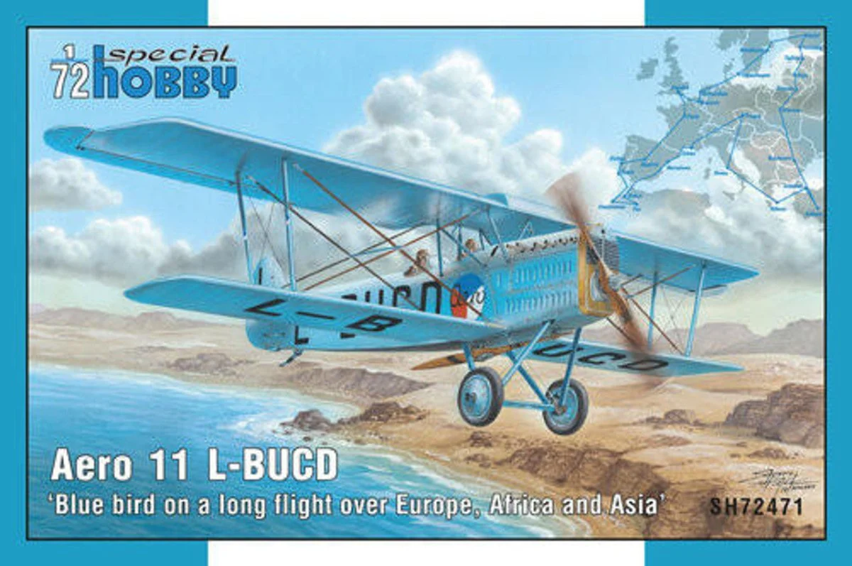 Special Hobby 1/72 Special Hobby Blue bird on a long flight over Europe Africa and Asia (Aero AB-11 L-BUCD)
