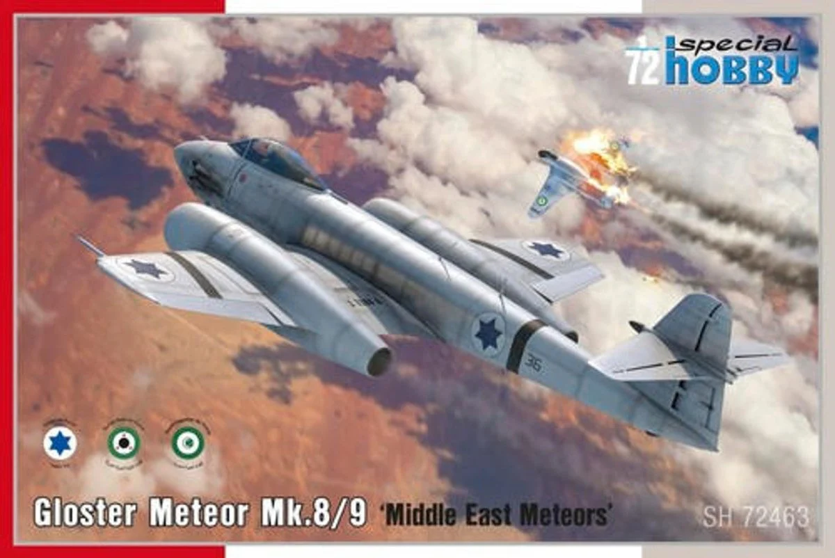 Special Hobby 1/72 Special Hobby Gloster Meteor Mk.8/9 Middle East Meteors Plastic Model Kit