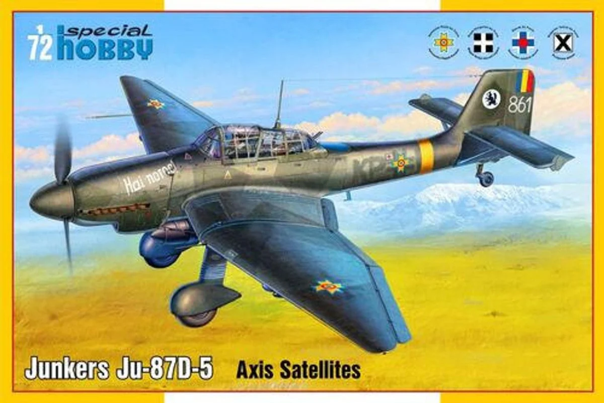 Special Hobby 1/72 Special Hobby Junkers Ju-87D-5 Axis Satellites Plastic Model Kit