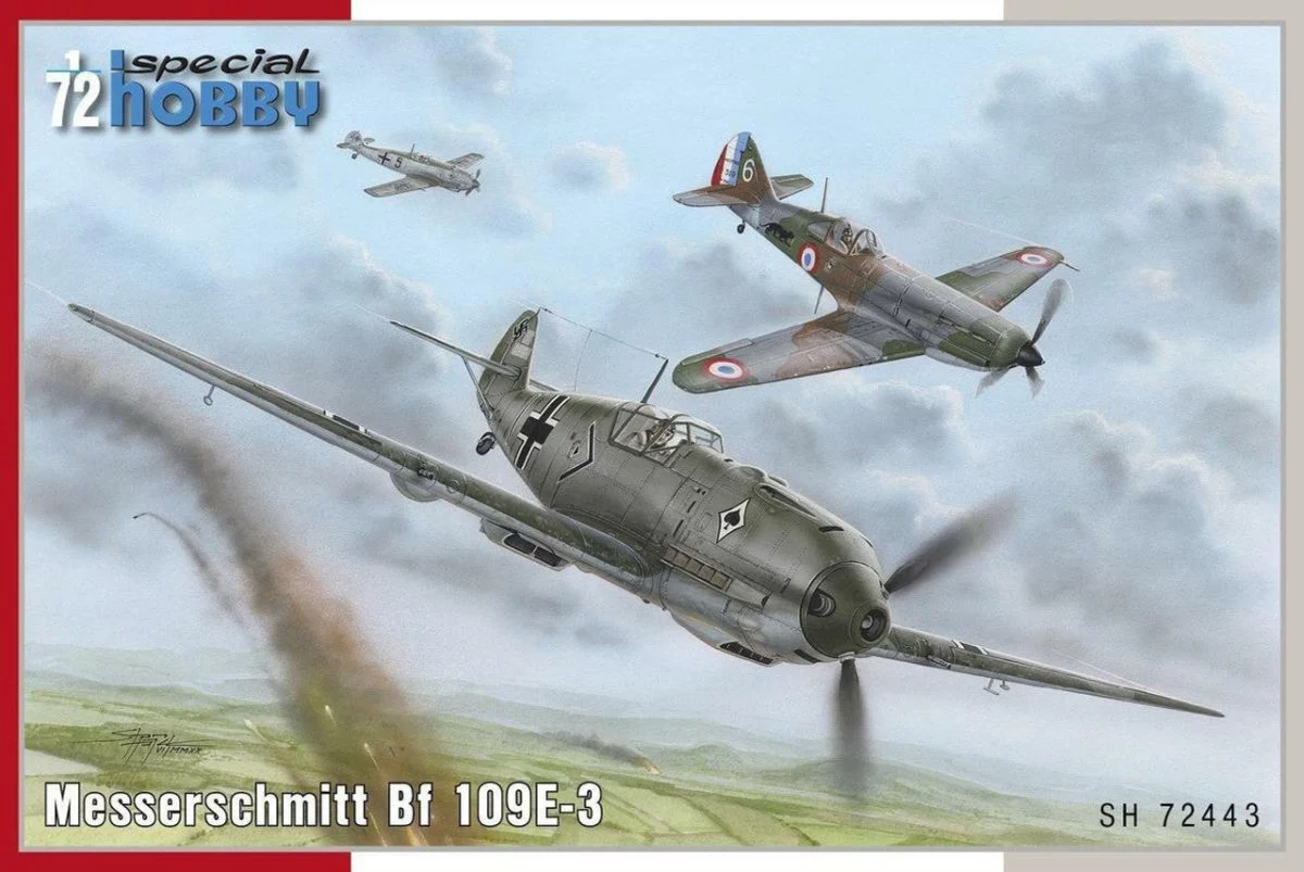 Special Hobby 1/72 Special Hobby Messerschmitt Bf 109E-3 Plastic Model Kit