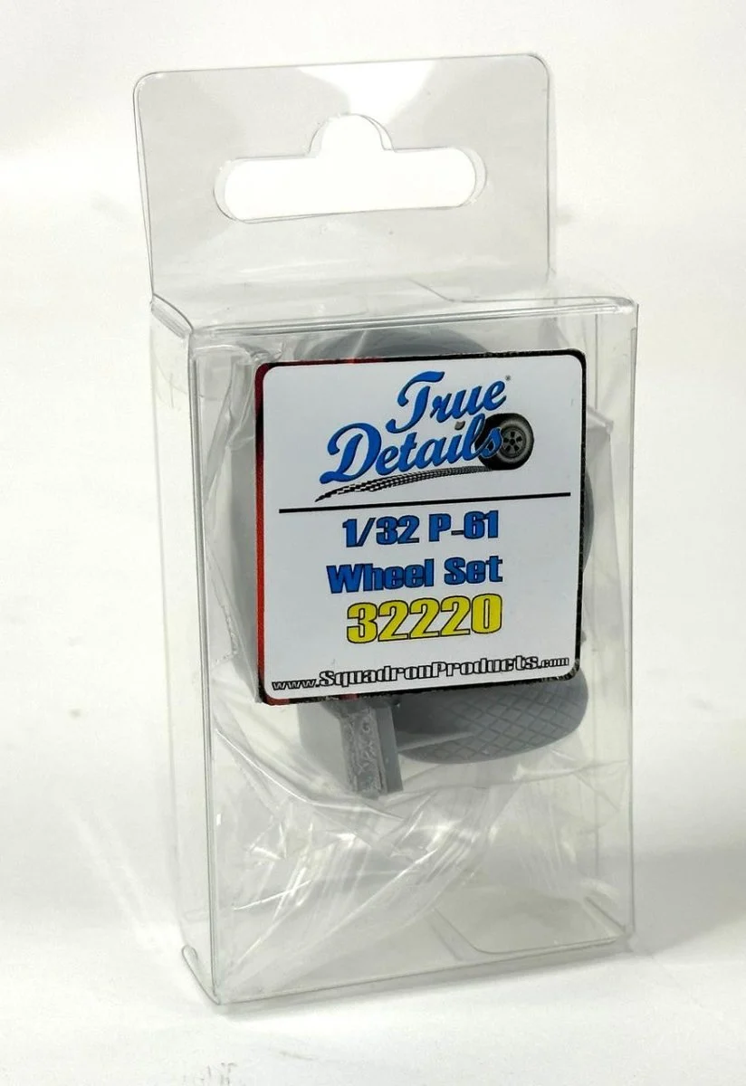 Squadron 1/32 True Details P-61 Wheels Set