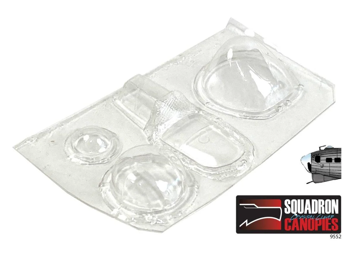 Squadron 1/48 Squadron Crystal Clear Canopy - Boeing B-17G Flying Fortress Pt.2 (Monogram)