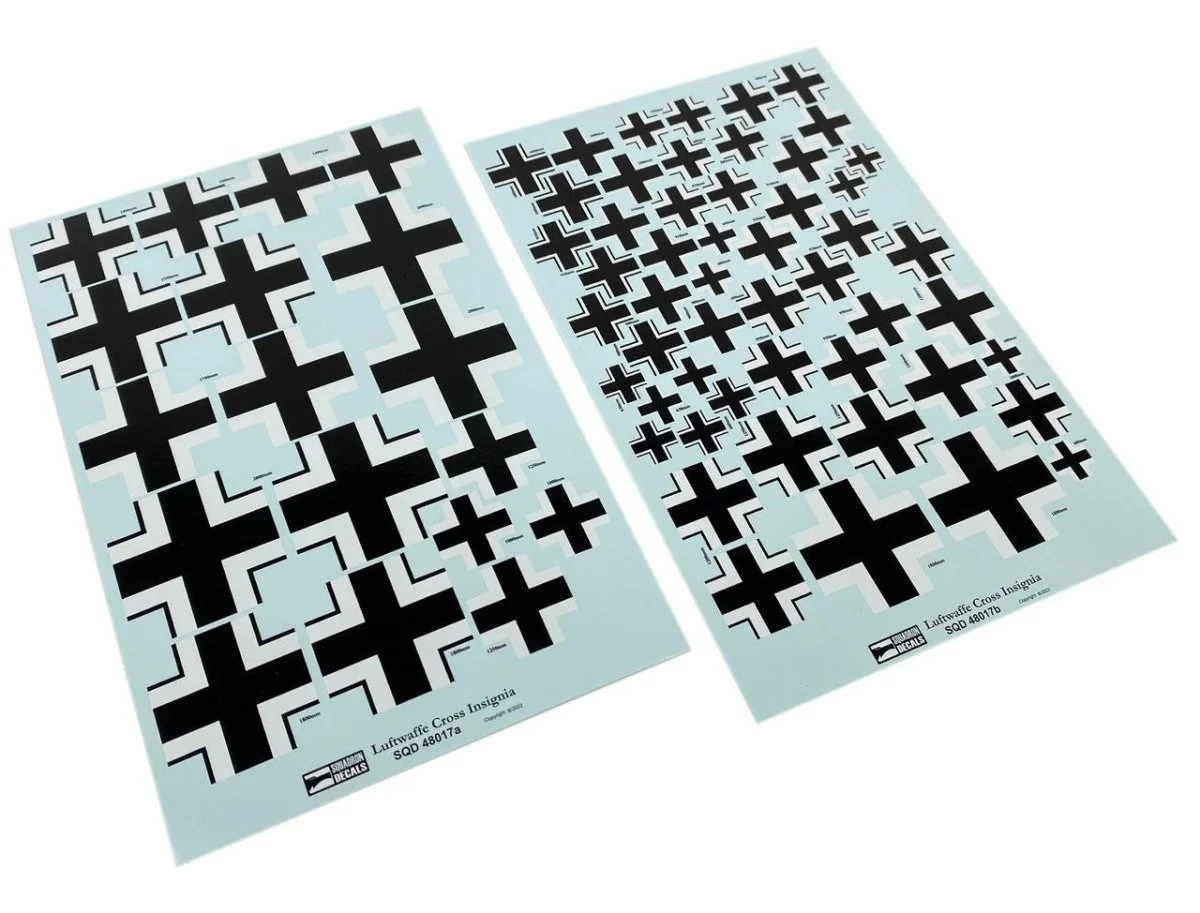 Squadron 1/48 Squadron Decals - Luftwaffe Cross Insignia Set