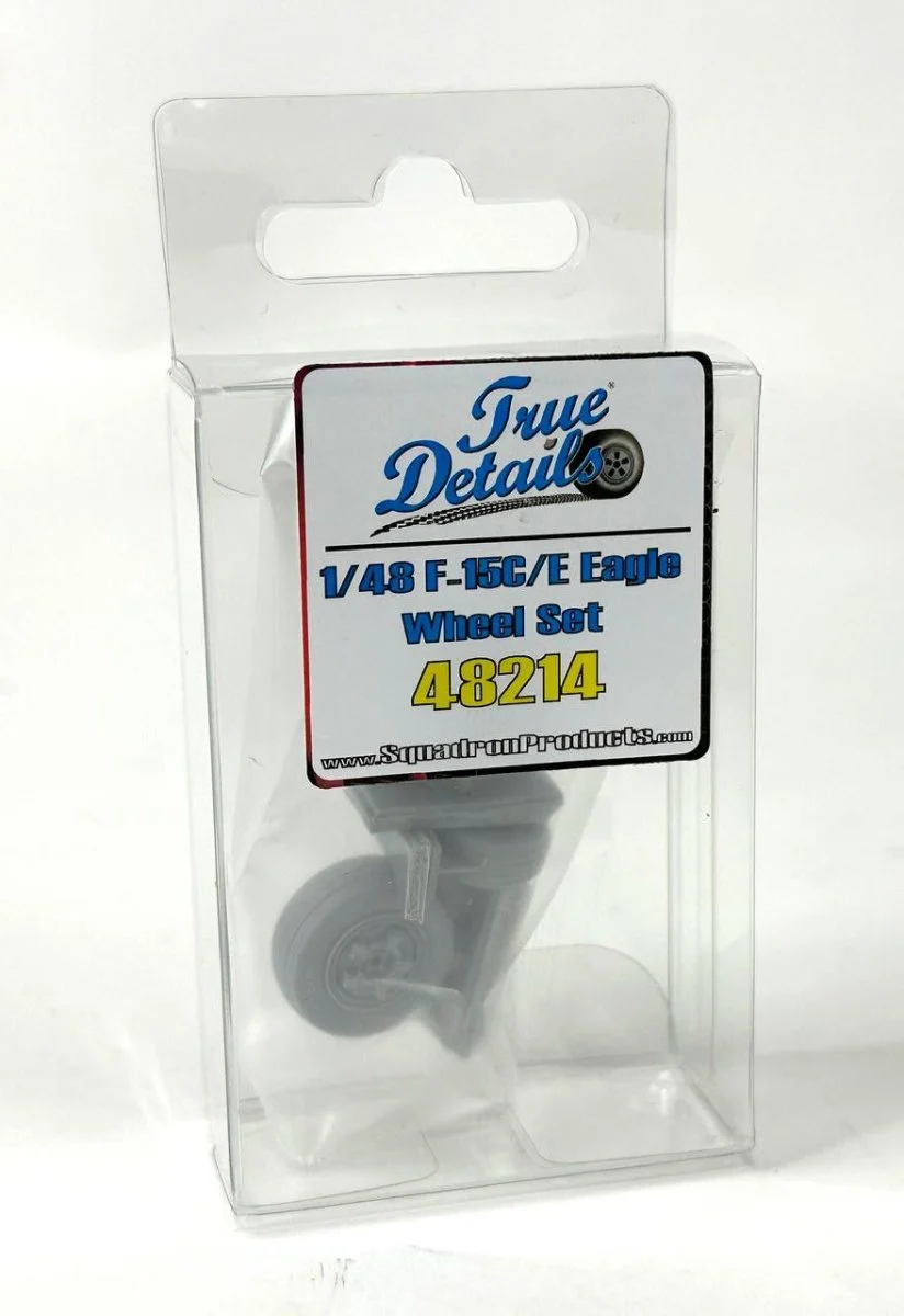 Squadron 1/48 True Details F-15C/E Eagle Wheels Set