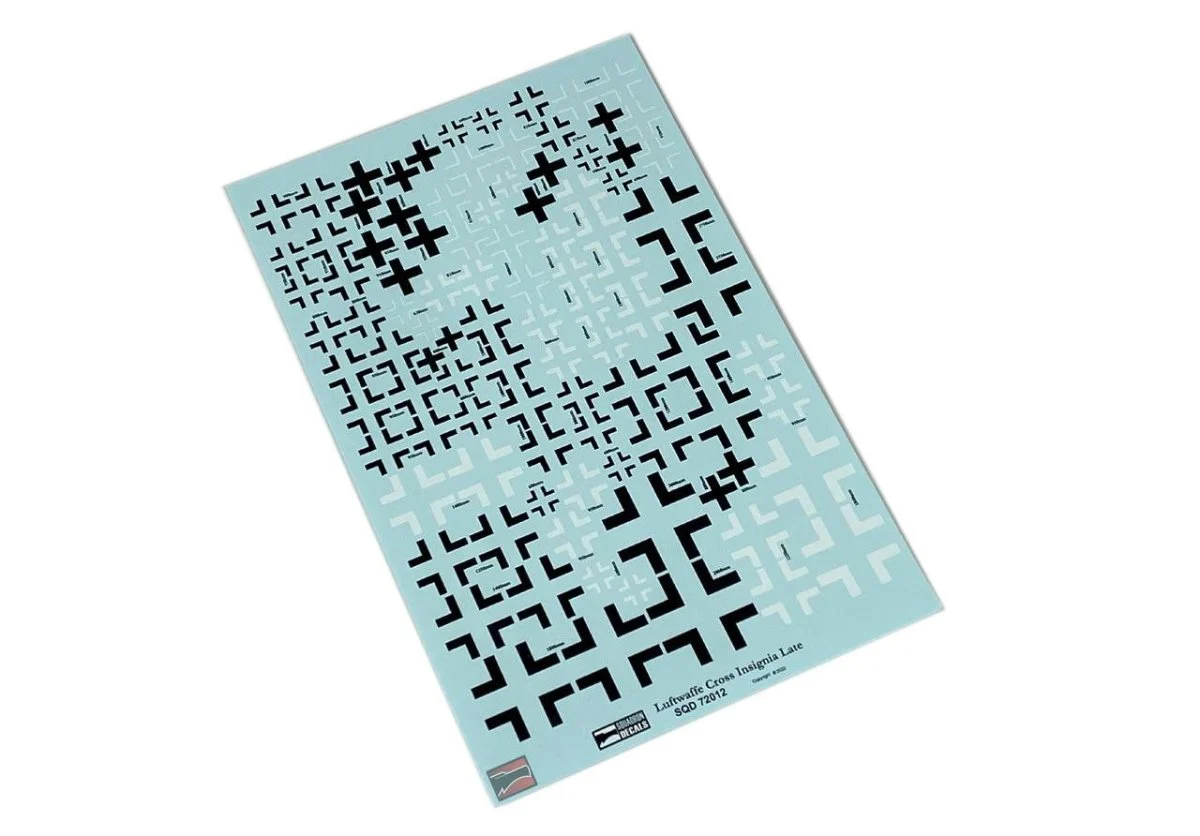 Squadron 1/72 Squadron Decals - Luftwaffe Cross Insignia Late