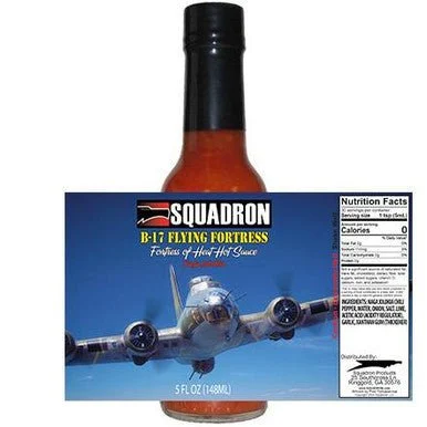 Squadron - B-17 Flying Fortress of Heat Hot Sauce - Naga Jolokia