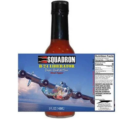 Squadron - B-24 Liberator Dragon's Breath Hot Sauce - Ghost Pepper