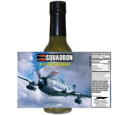 Squadron - P-47 Thunderbolt Jugs of Hot Sauce - Jalapeno
