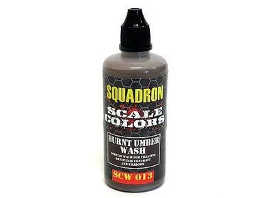 Squadron Scale Colors Burnt Umber Wash Acrylic Airbrush Paint (60ml Bottle)