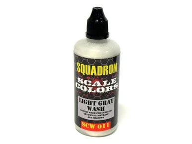 Squadron Scale Colors Light Gray Wash Acrylic Airbrush Paint (60ml Bottle)