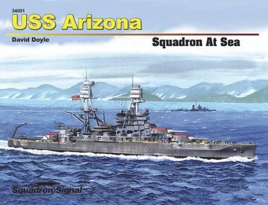 Squadron Signal USS BB-39 Arizona At Sea