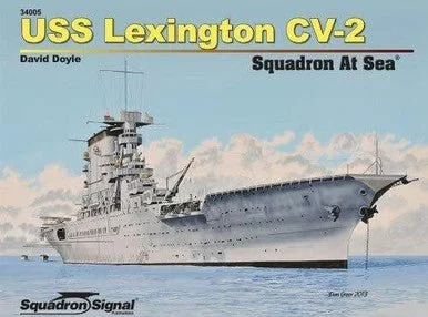 Squadron Signal USS Lexington CV-2 At Sea