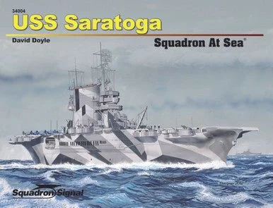 Squadron Signal USS Saratoga CV-3 At Sea