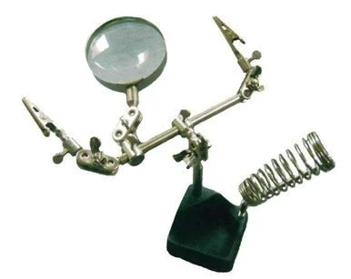 Squadron Tools Mini 2 Clamp Part Holder with Magnifier