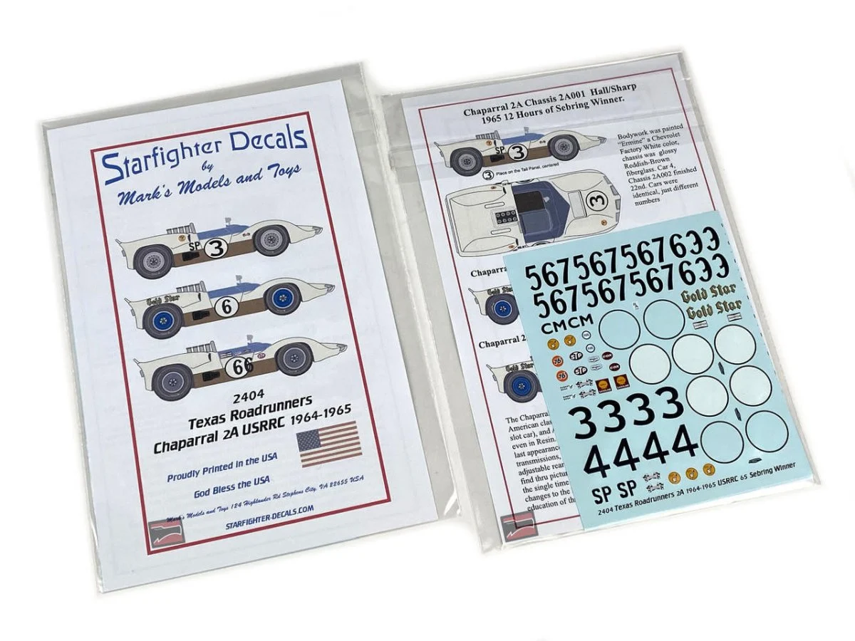 Starfighter Decals 1/24 Starfighter Decals - Texas Roadrunners Pt.1 2A