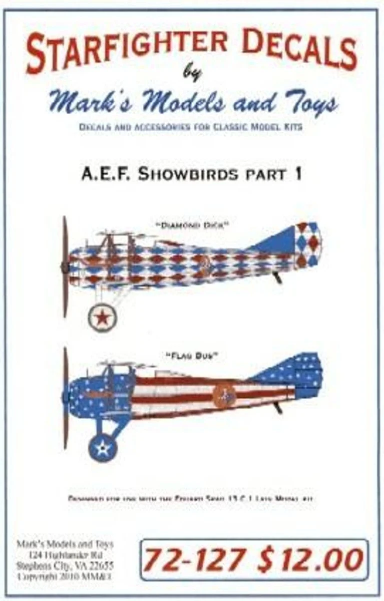 Starfighter Decals 1/72 Starfighter Decals - Showbirds Pt.1