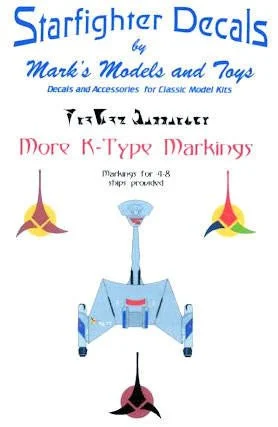 Starfighter Decals - Star Trek - More K-Type Starship Markings