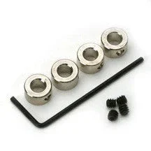 DU-BRO 1.5mm Nickel Plated Shaft/Wheel Collars - 595