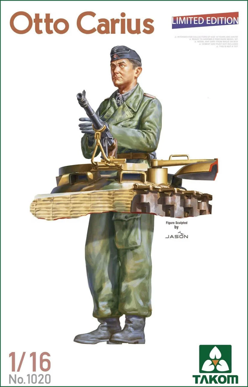 Takom 1/16 Takom Otto Carius Figure Plastic Model Kit