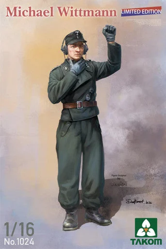 1/16 Takom Michael Wittman Figure (LE) Plastic Model Kit
